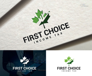 First Choice Income Tax | Logo Design by Dot Design 3