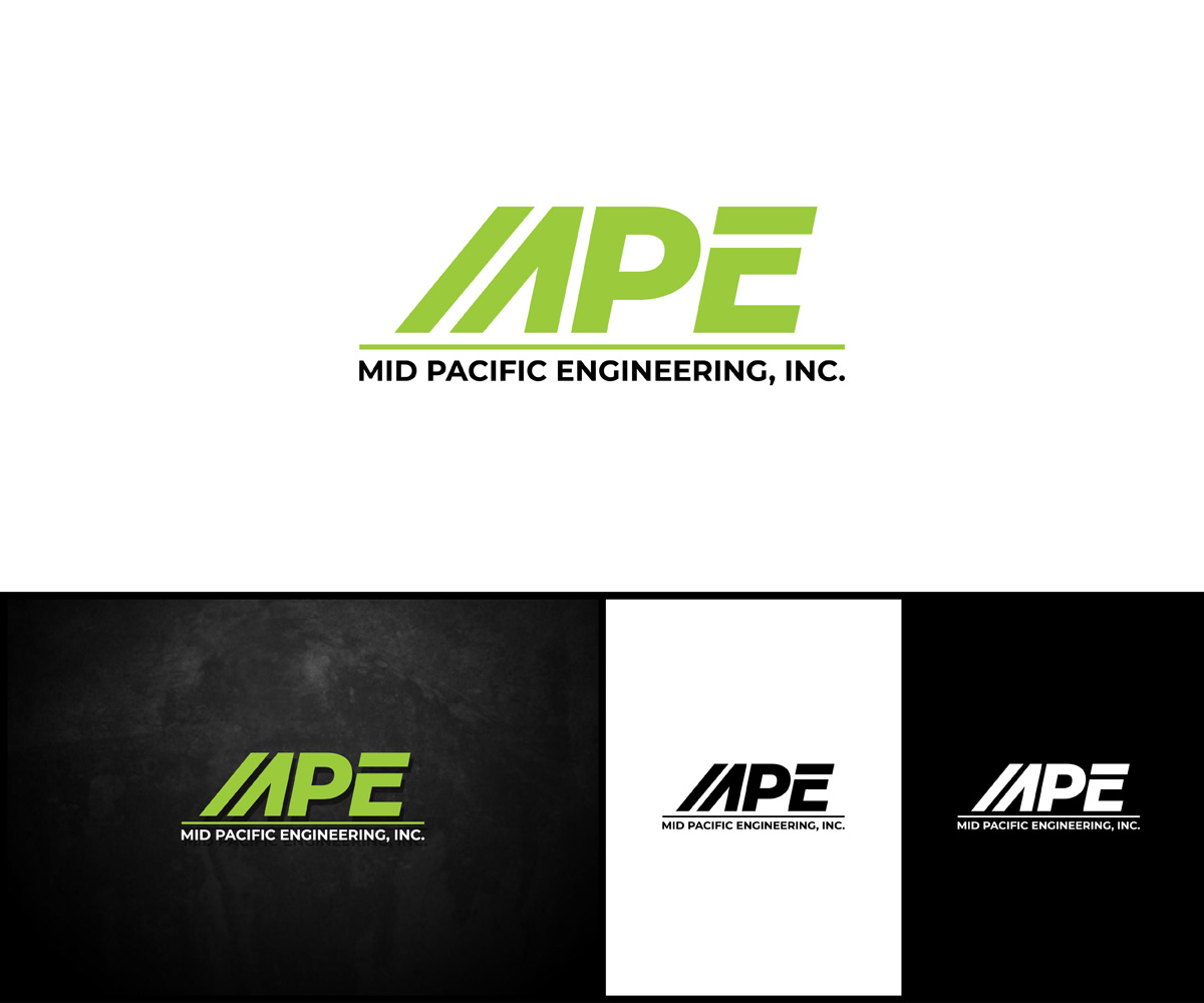 Logo Design by MoonFeather for Mid Pacific Engineering, Inc. | Design #22658655