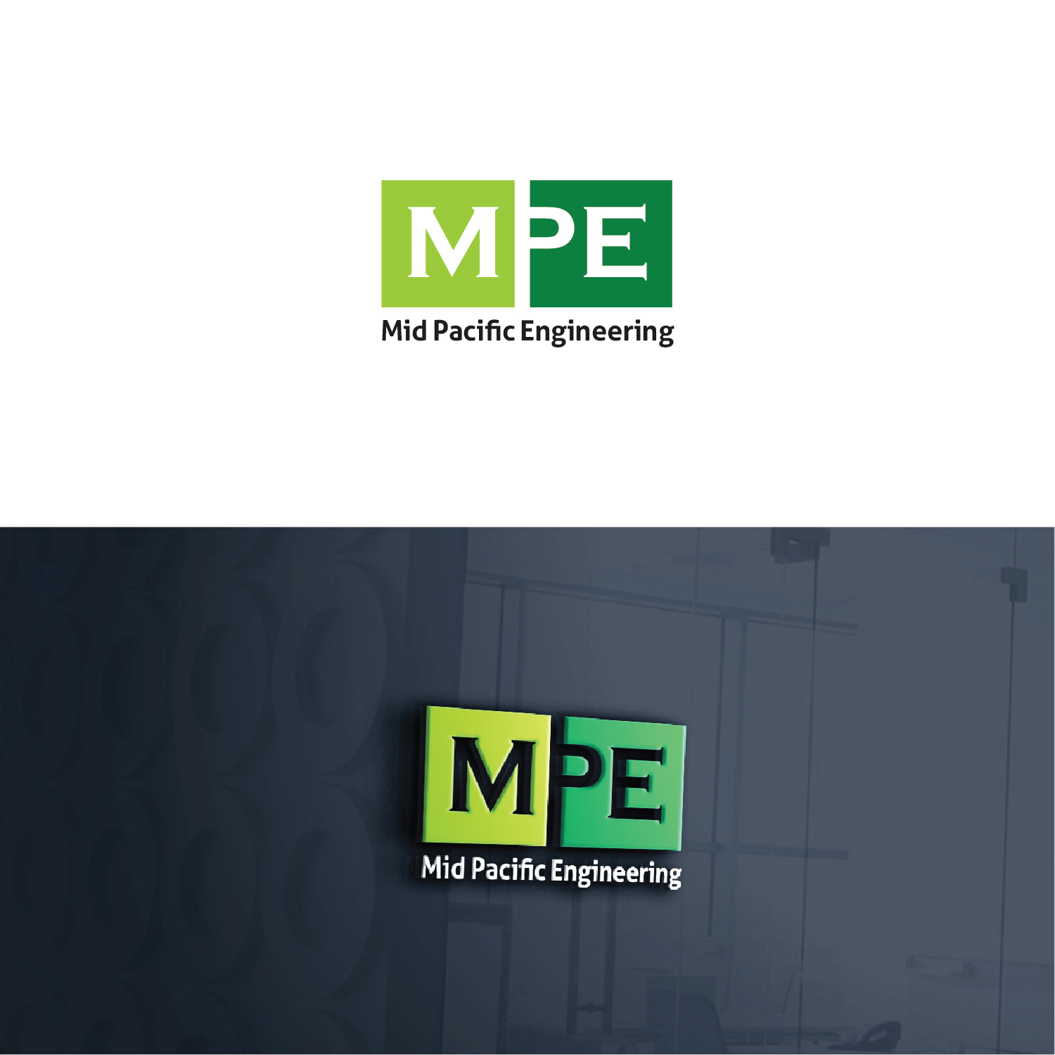 Logo Design by Muhammad Imran 3 for Mid Pacific Engineering, Inc. | Design #22660708