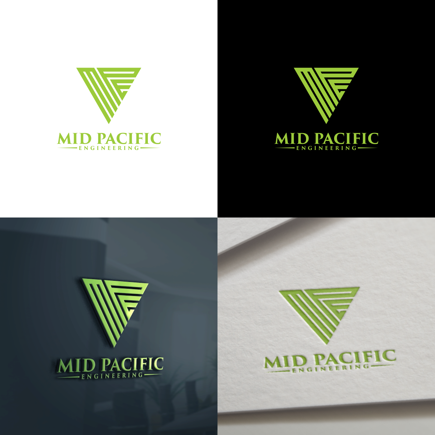 Logo Design by galang1996 2 for Mid Pacific Engineering, Inc. | Design #22660231