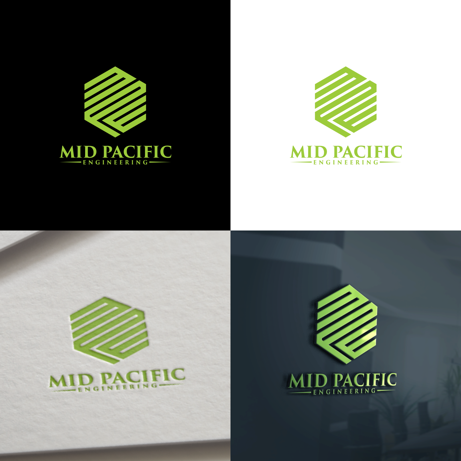 Logo Design by galang1996 2 for Mid Pacific Engineering, Inc. | Design #22660232