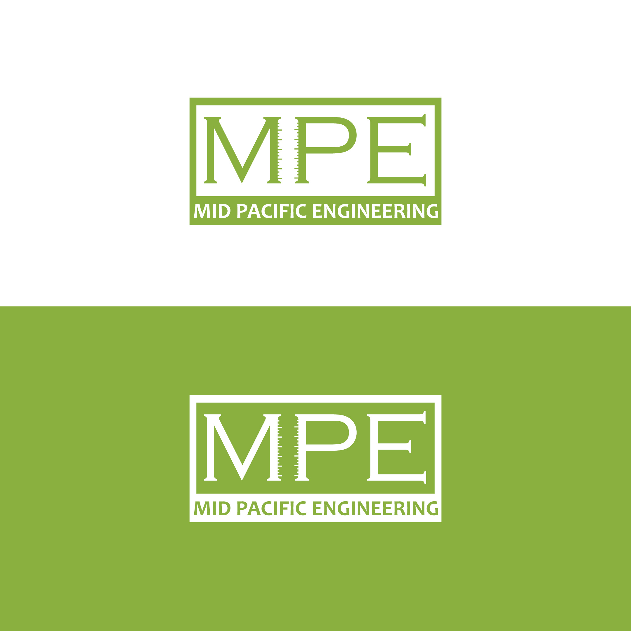 Logo Design by Eiasin 2 for Mid Pacific Engineering, Inc. | Design #22711143