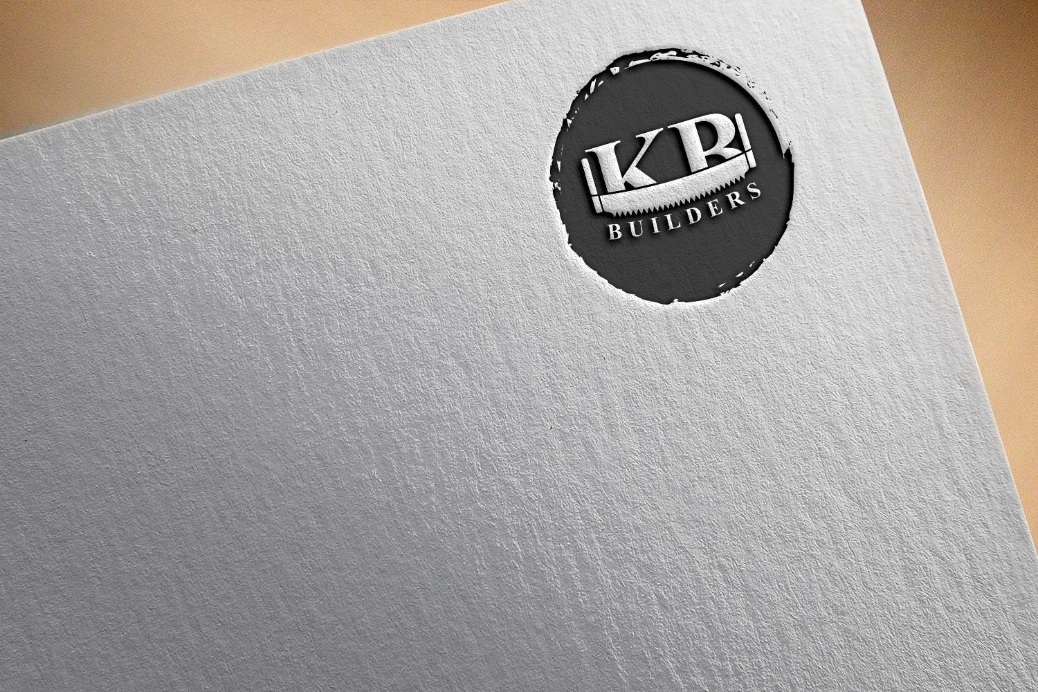Masculine, Traditional, Carpentry Logo Design for KB Builders by Rixes ...