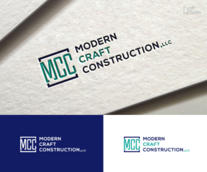 Modern Craft Construction, LLC (optional text) | Logo Design by Dot Design 3