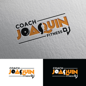   Coach Joaquin Fitness DJ | Logo Design by Rii