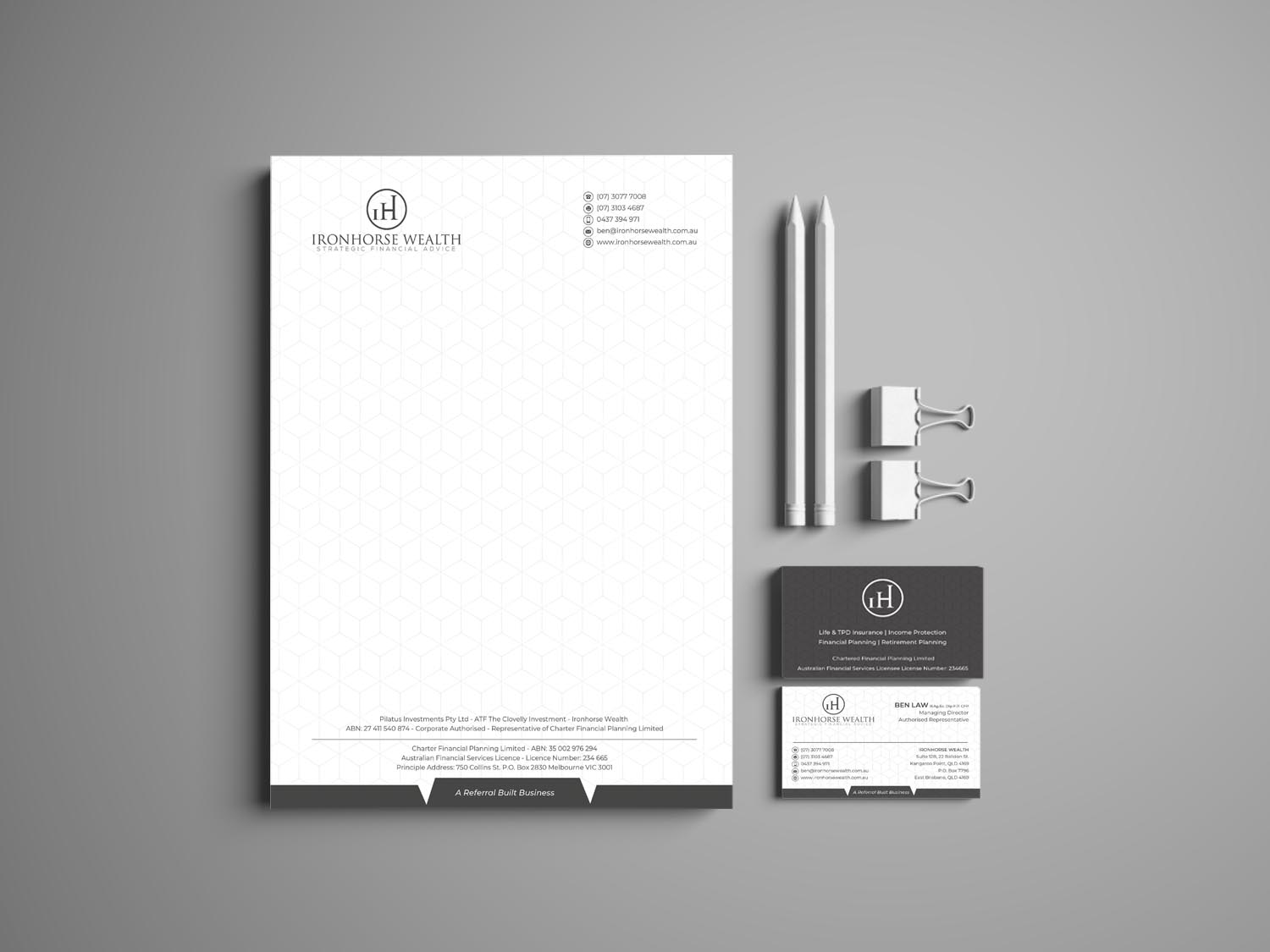 Stationery Design by Sarah Haroon for this project | Design #22661062