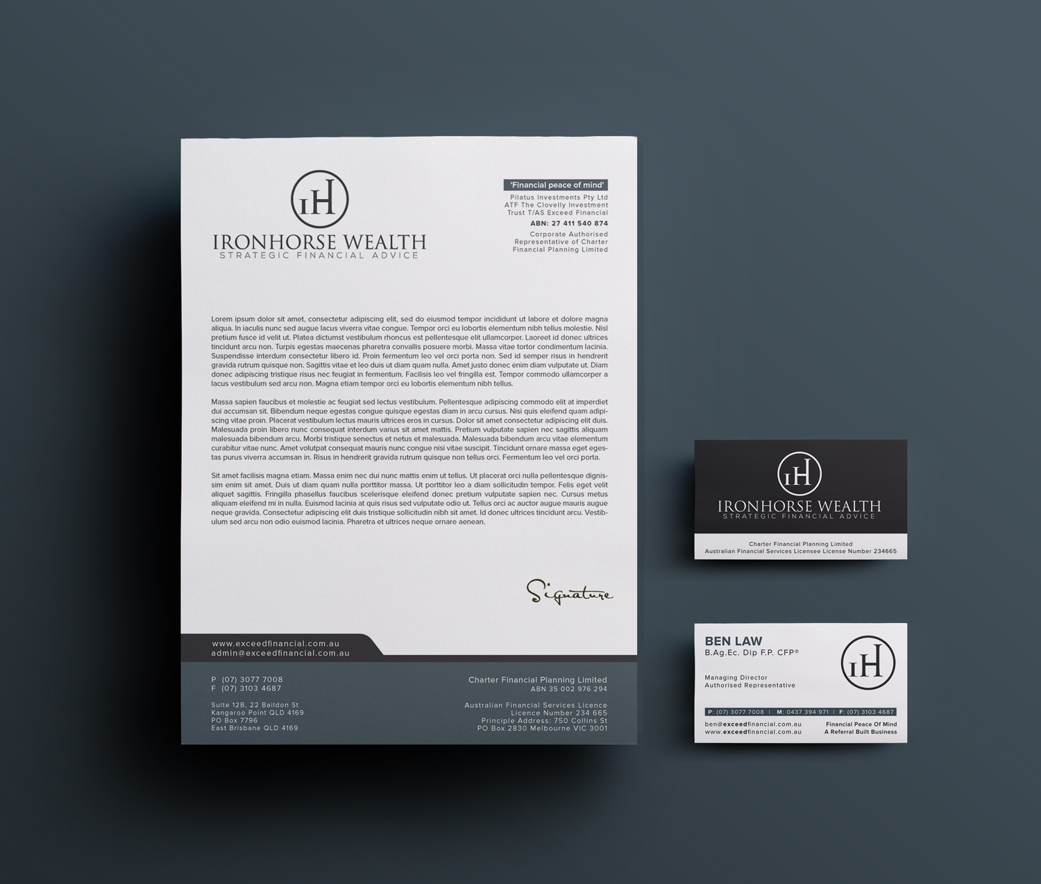 Stationery Design by JK18 for this project | Design #22660112