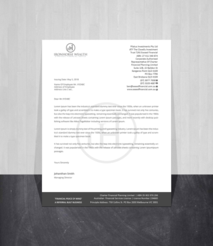 Stationery Design by Creations Box 2015 for this project | Design: #22744847