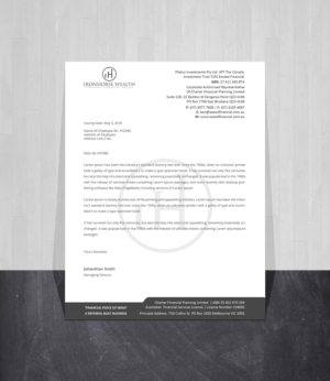 Stationery Design by Creations Box 2015 for this project | Design: #22744848