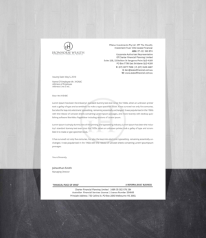 Stationery Design by Creations Box 2015 for this project | Design #22744859