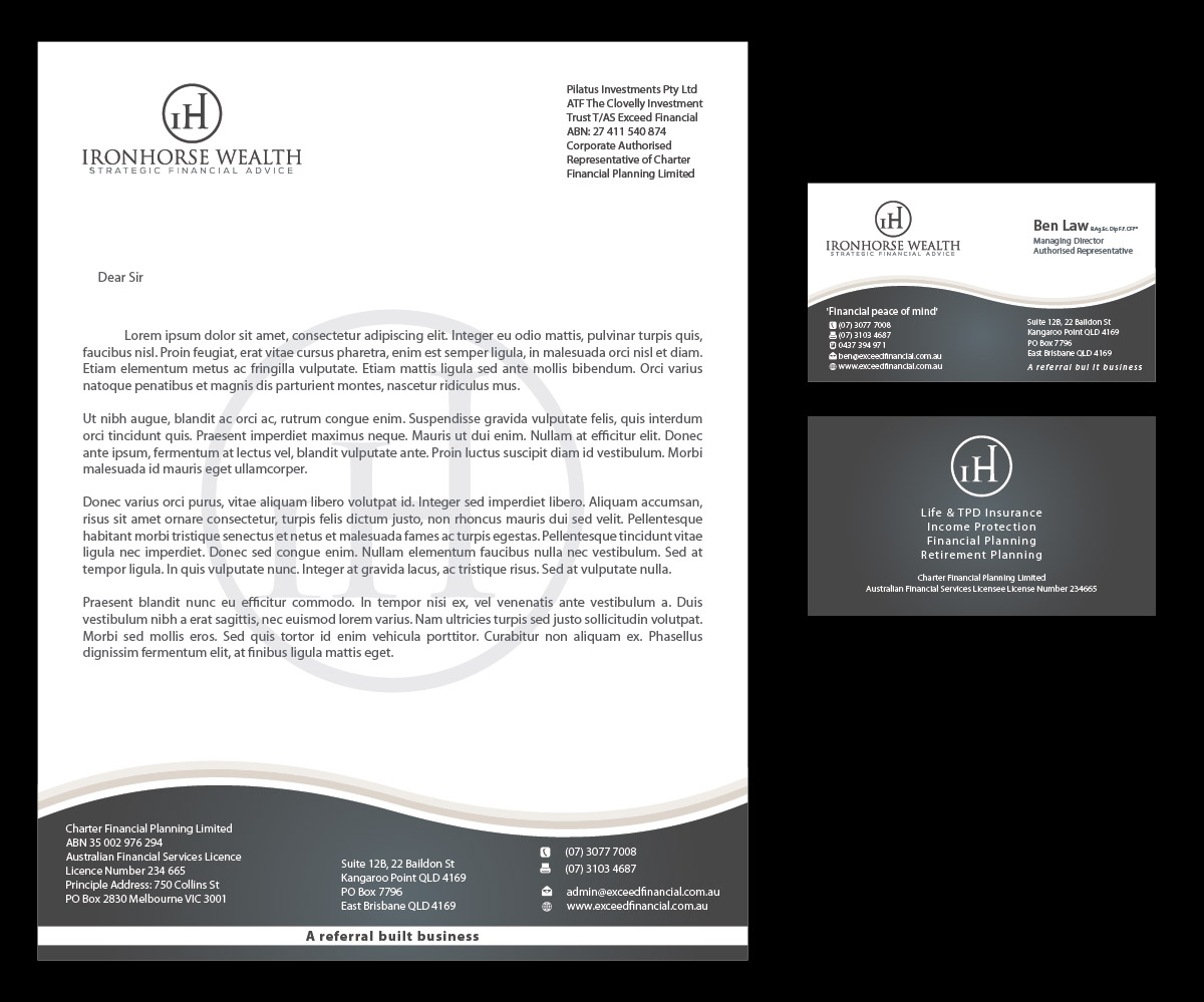 Stationery Design by Isnah Logo for this project | Design #22697969