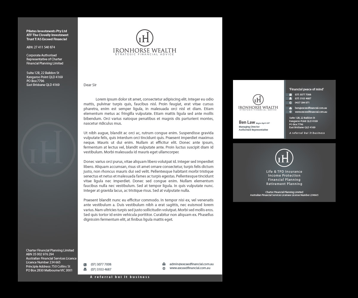 Stationery Design by Isnah Logo for this project | Design #22697970