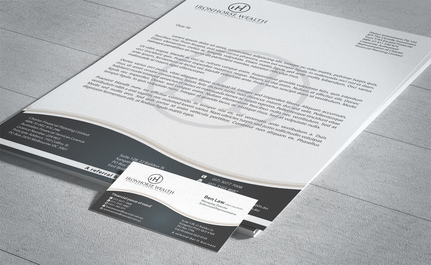 Stationery Design by Isnah Logo for this project | Design #22697972