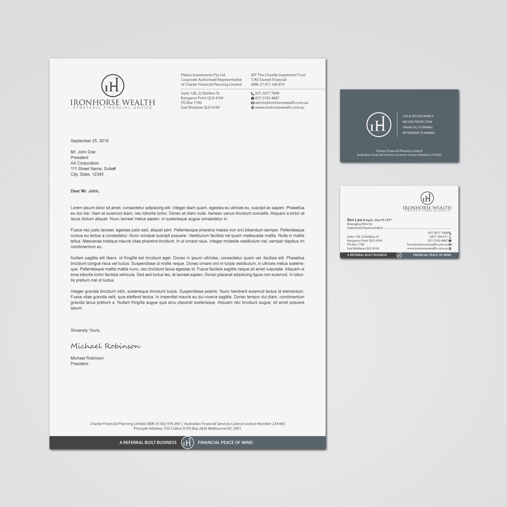 Stationery Design by MDesign for this project | Design #22690359