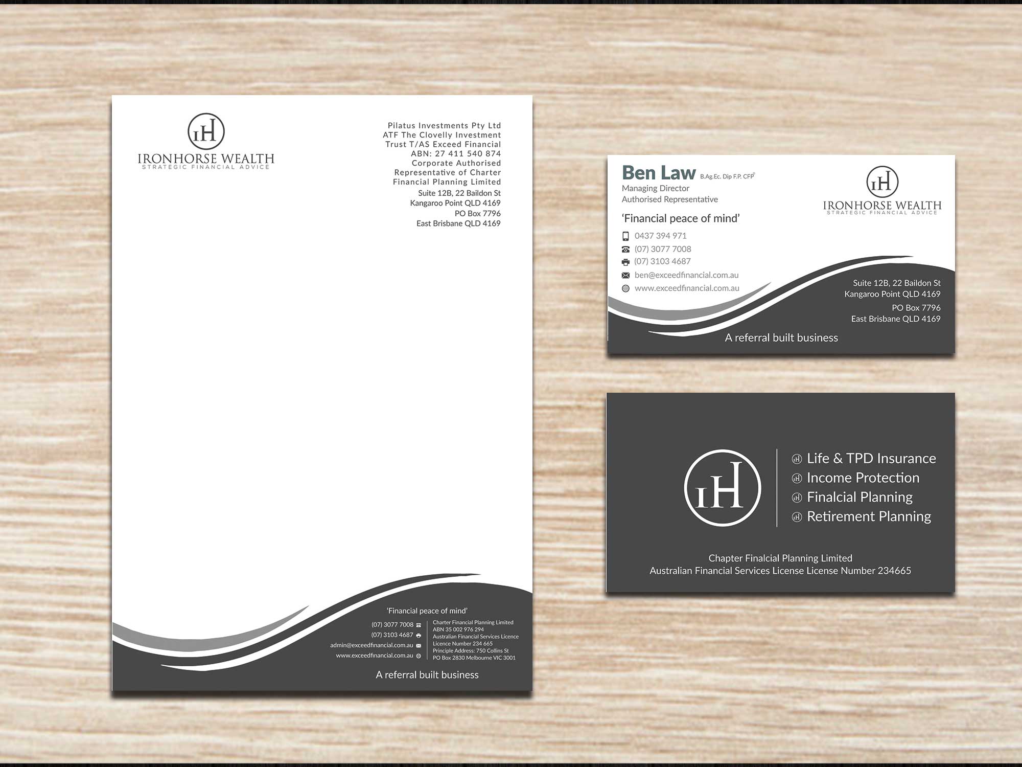 Stationery Design by Musa. A for this project | Design #22672501