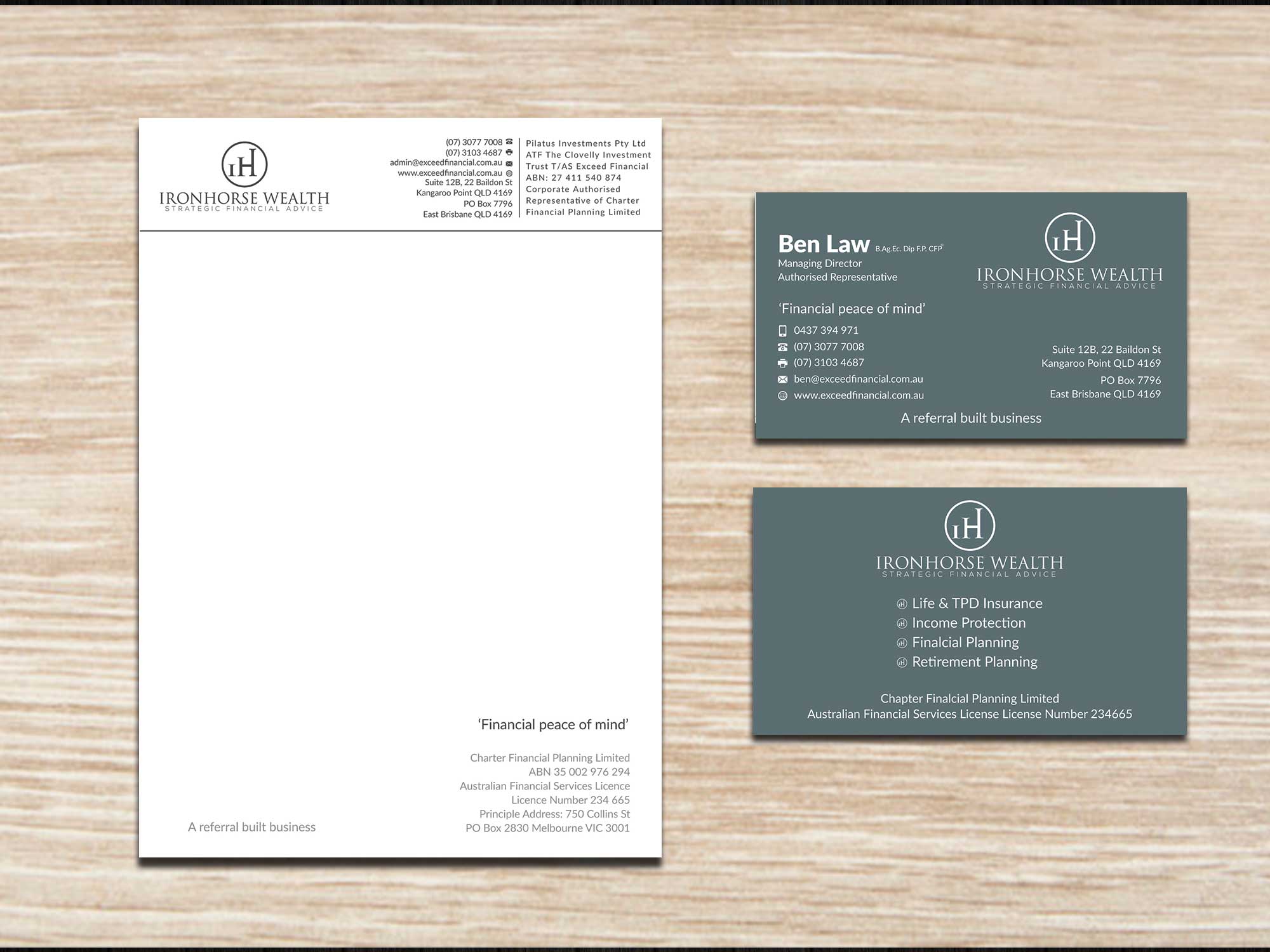 Stationery Design by Musa. A for this project | Design #22672502
