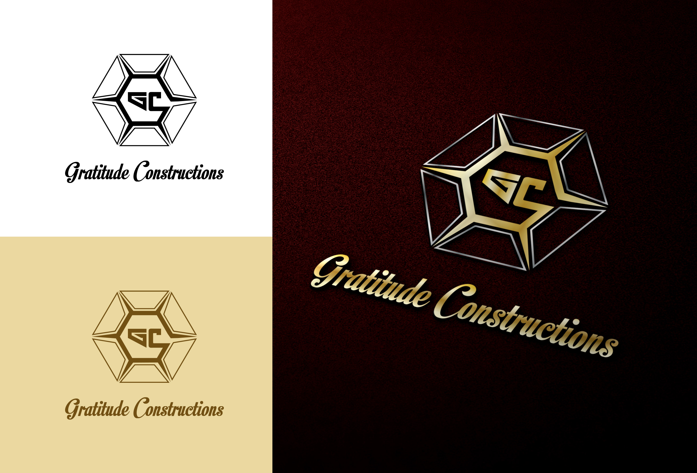 Logo Design by Wonderful design for Gratitude Constructions | Design #22672285