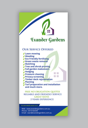 Gardener needs an exciting new flyer design. | Diseño de Flyer por NILDesigns