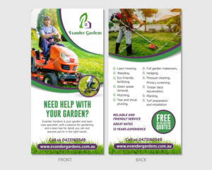 Gardener needs an exciting new flyer design. | Diseño de Flyer por D Creative