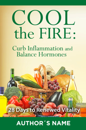 Cool the Fire: Curb Inflammation and Balance Hormones | Buchumschlag Design von Wally_F