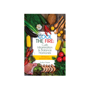 Cool the Fire: Curb Inflammation and Balance Hormones | Buchumschlag Design von Emmanuel Creations