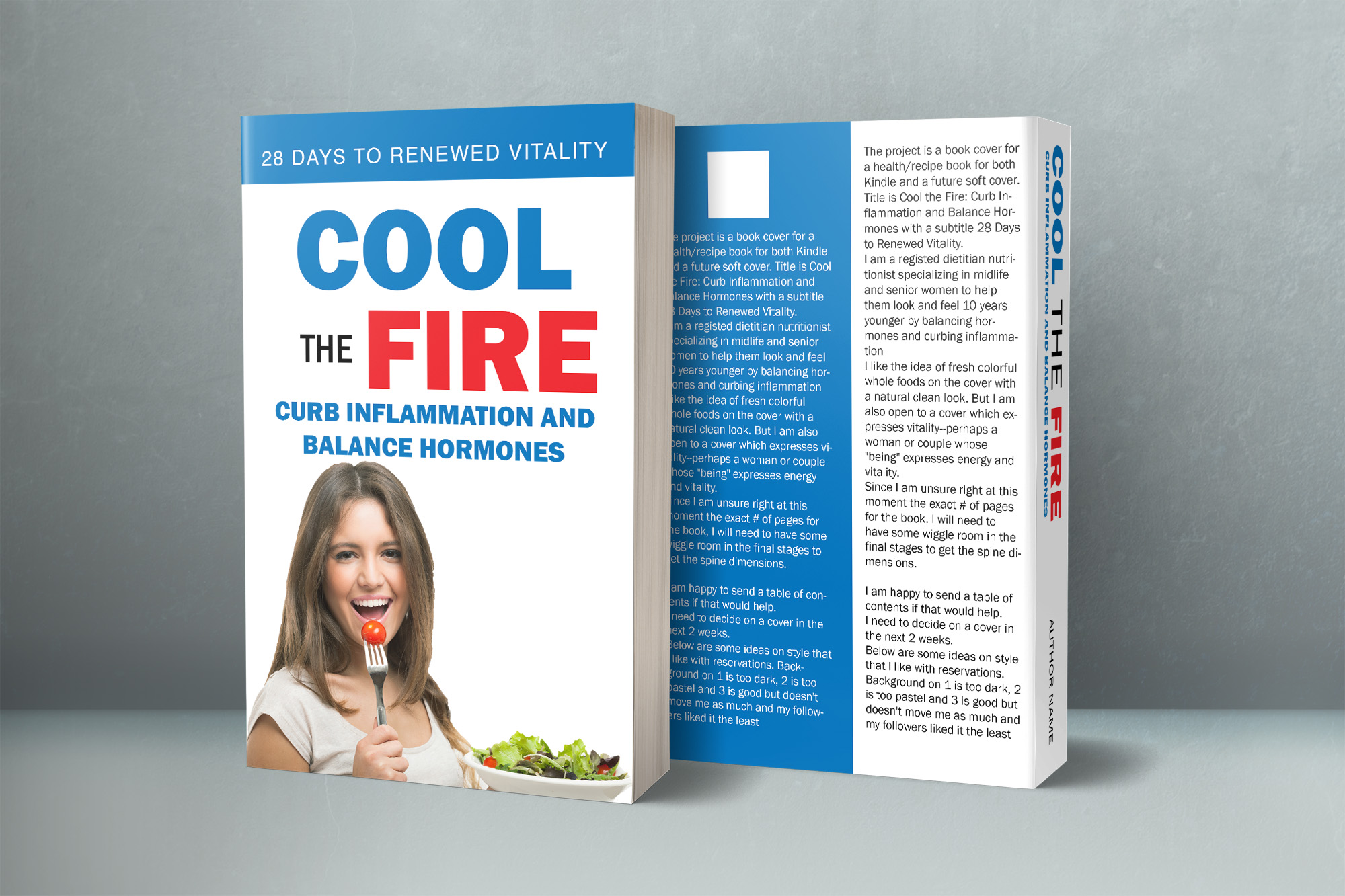 Book Cover Design by wolfwud for Smart Nutrition | Design #22668498