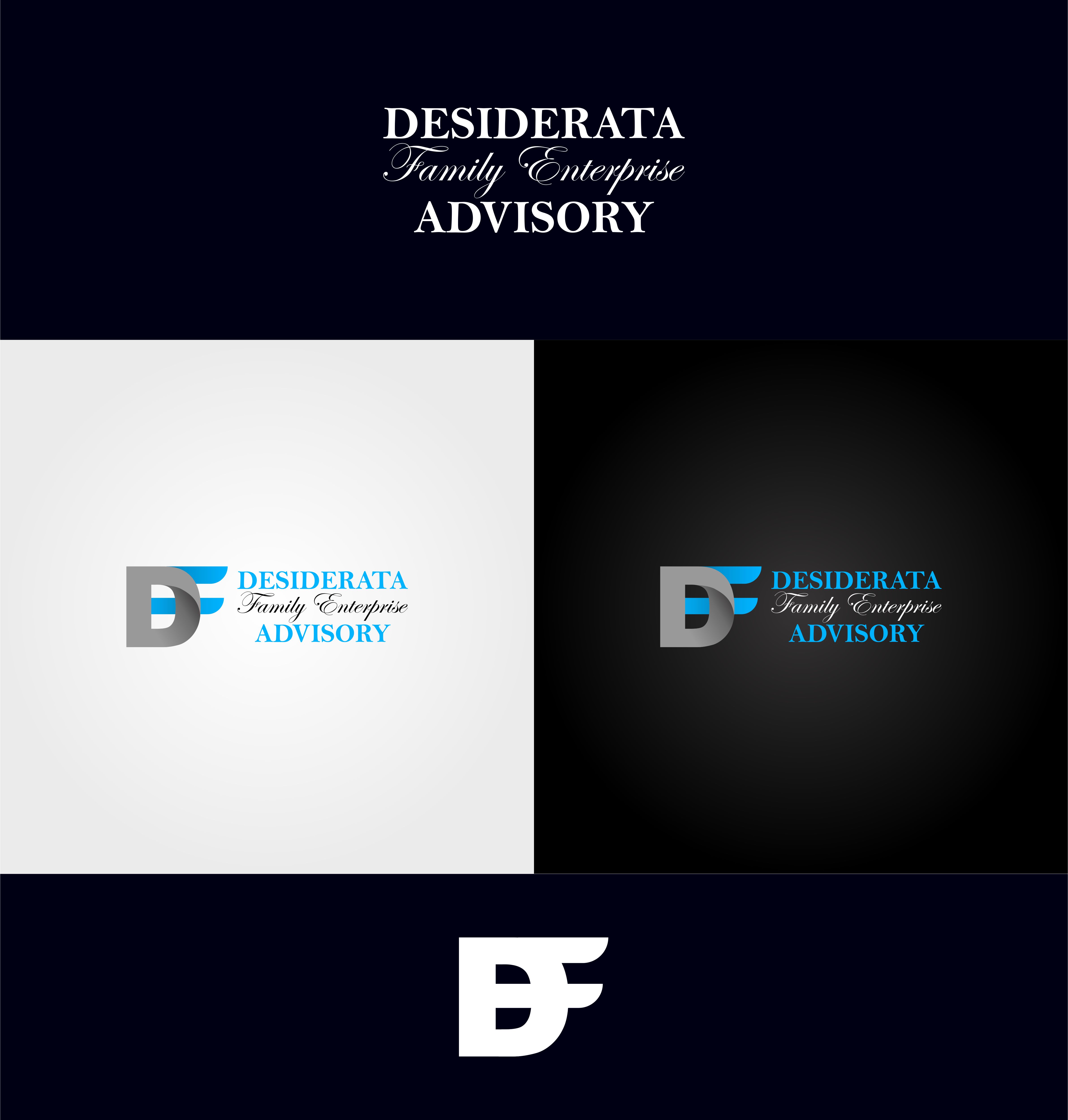 Logo Design by Rifky NB for Desiderata Family Enterprise Advisory | Design #22712233