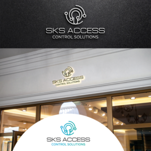 SKS Access Control Solutions | Logo Design by Maxo-Biz