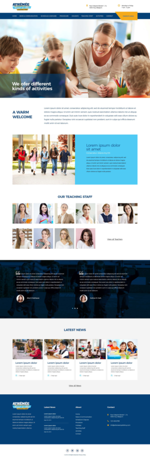 School Website | Diseño Web por designgreen