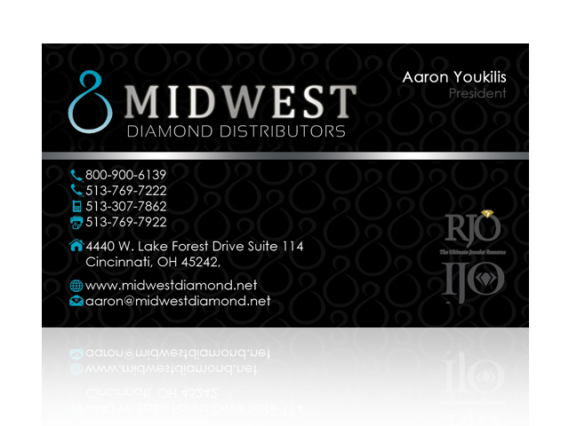 Diseño de Tarjeta de Presentación por Hardcore Design para Midwest Diamond Distributors | Diseño #2964964