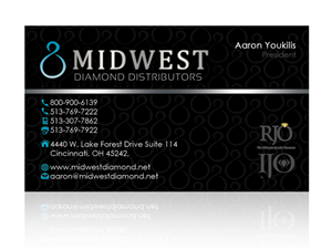 Business Card Design by Hardcore Design for Midwest Diamond Distributors | Design: #2964964