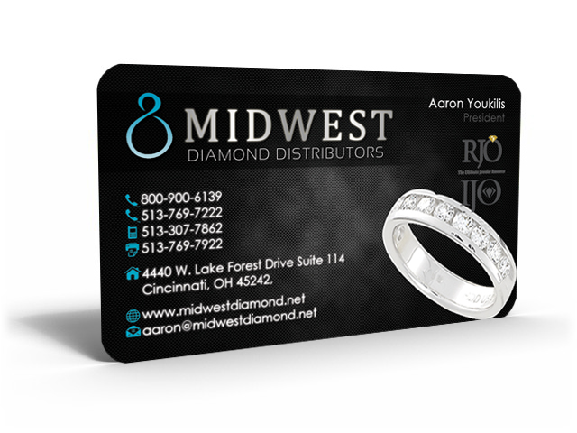 Diseño de Tarjeta de Presentación por Hardcore Design para Midwest Diamond Distributors | Diseño #2964979