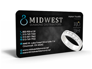 Business Card Design by Hardcore Design for Midwest Diamond Distributors | Design: #2964979