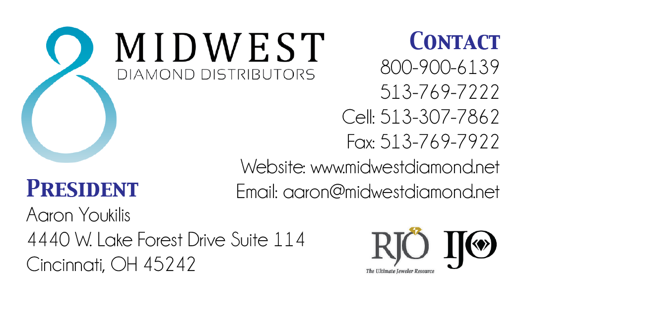 Business Card Design by annabrueningdesigns123 for Midwest Diamond Distributors | Design #2961467