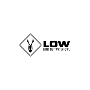 LOW - limit out waterfowl | Logo Design by Bud Pencil