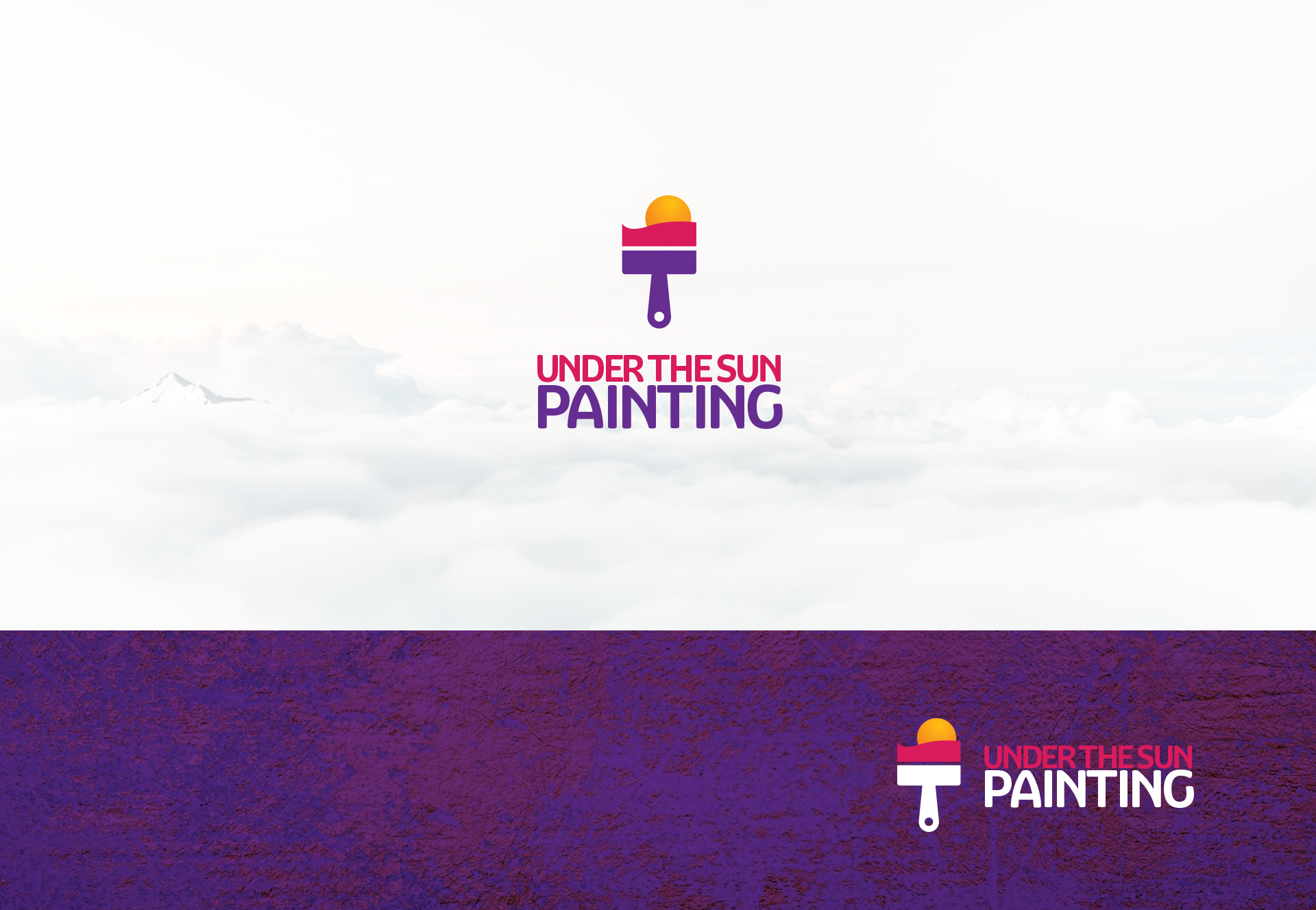 Logo Design by Alex Petersen for Under The Sun Painting | Design #22679211