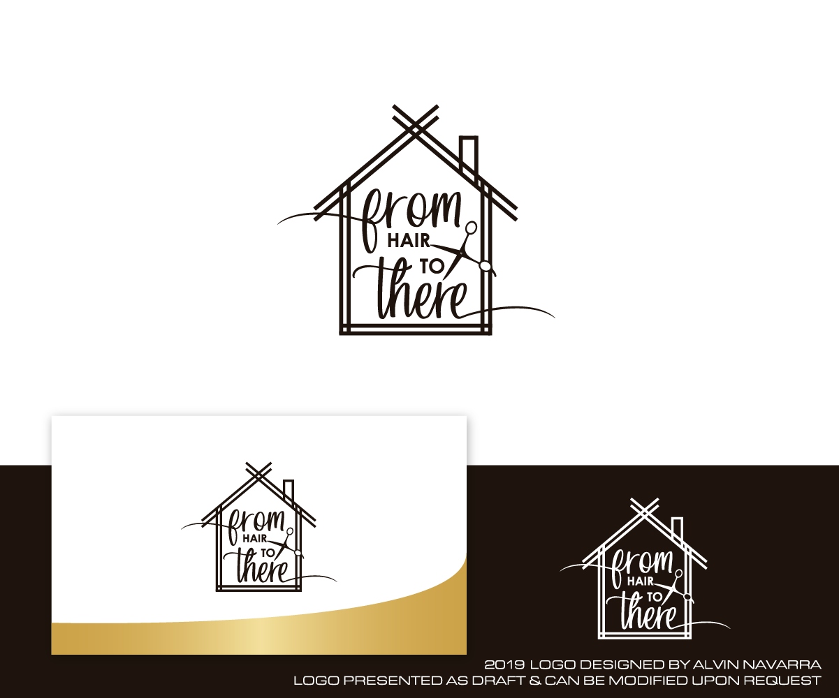 Logo-Design von alvinnavarra für From Hair to There | Design #22677759