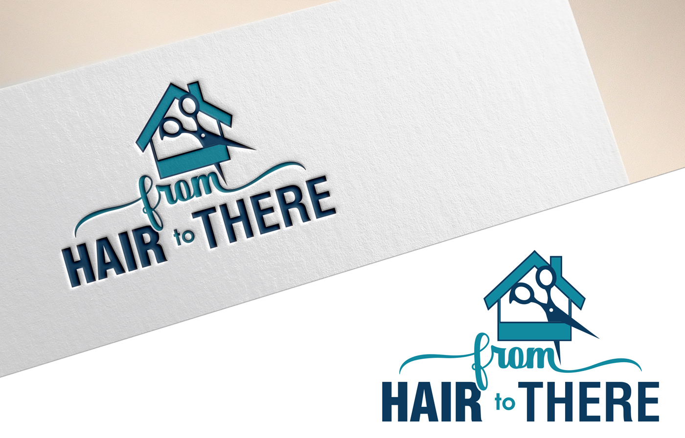 Logo Design by Juli creation for From Hair to There | Design #22687596