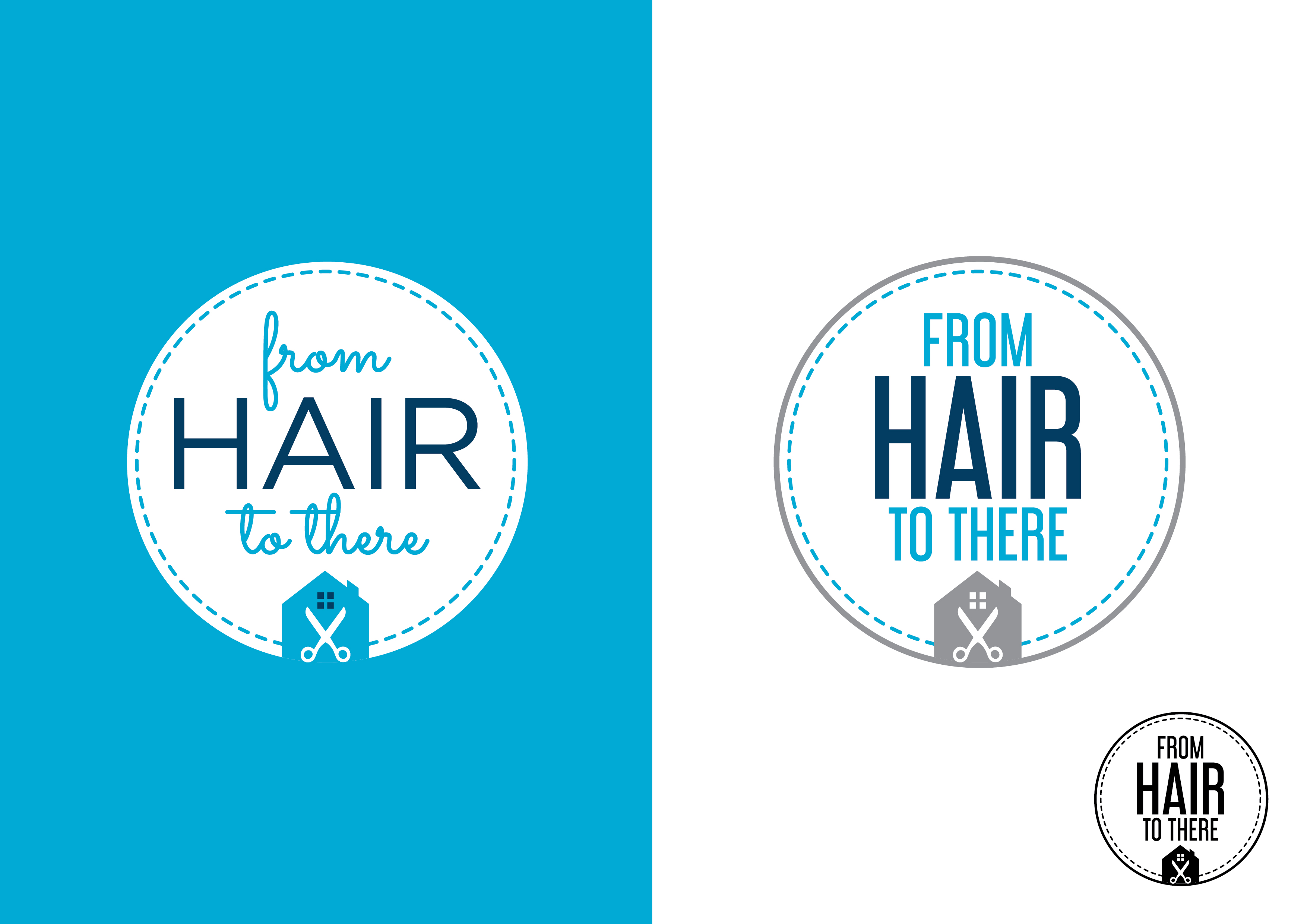 Logo Design by Design-M'n'M for From Hair to There | Design #22702151