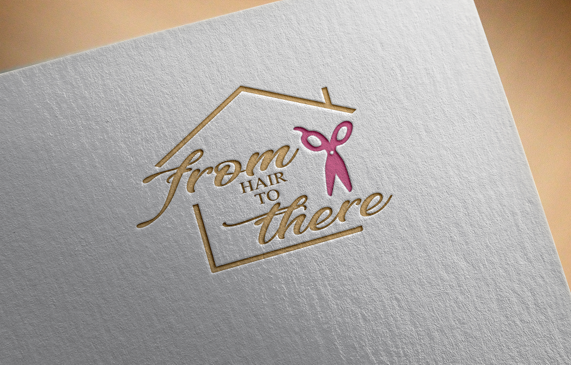 Logo-Design von bokodo für From Hair to There | Design #22682783