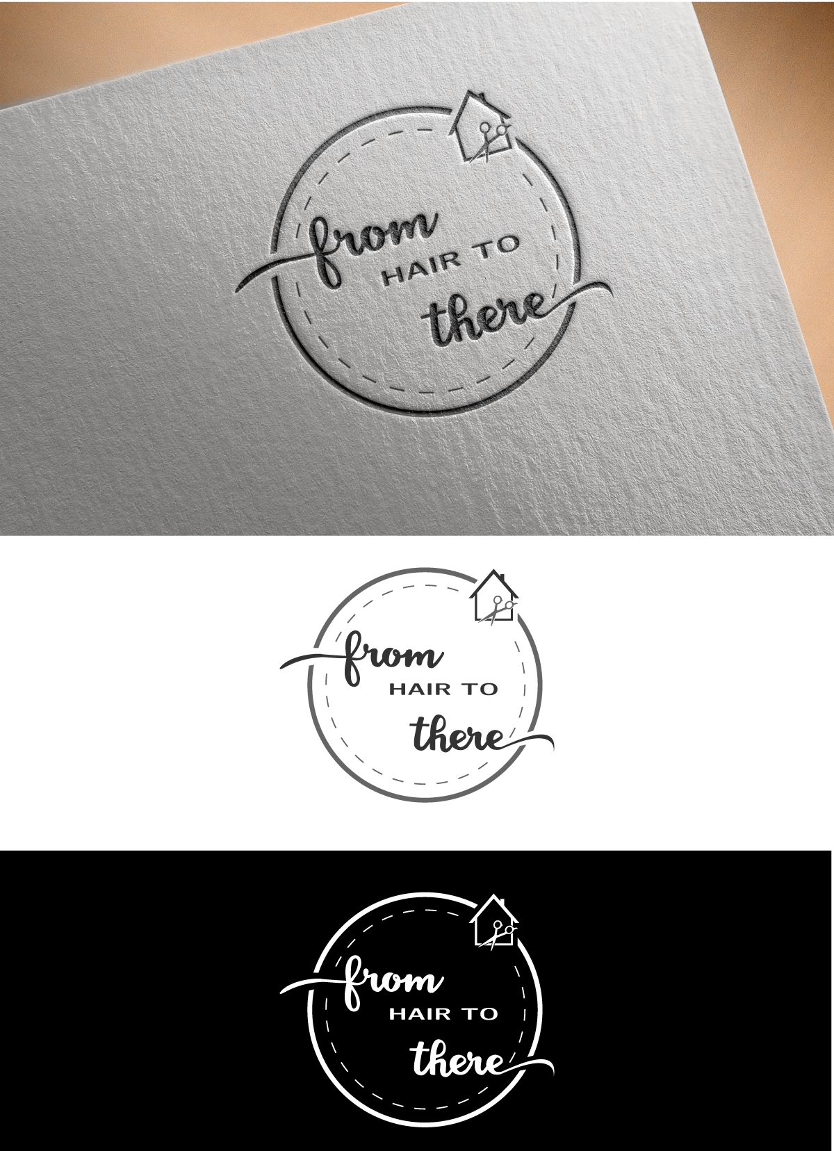 Logo Design by Dreameropu for From Hair to There | Design #22682189