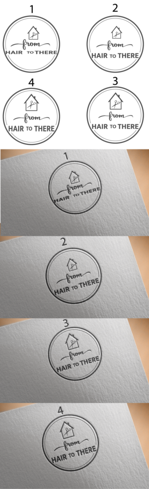 Logo Design by Dreameropu for From Hair to There | Design: #22713831
