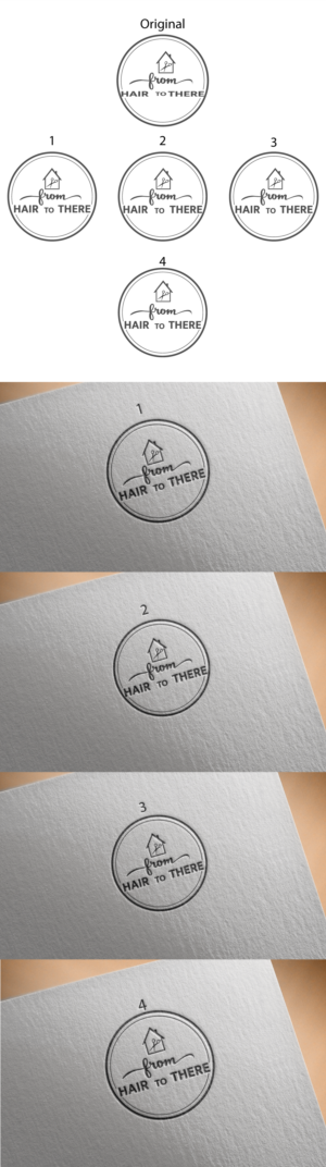 Logo Design by Dreameropu for From Hair to There | Design: #22783149