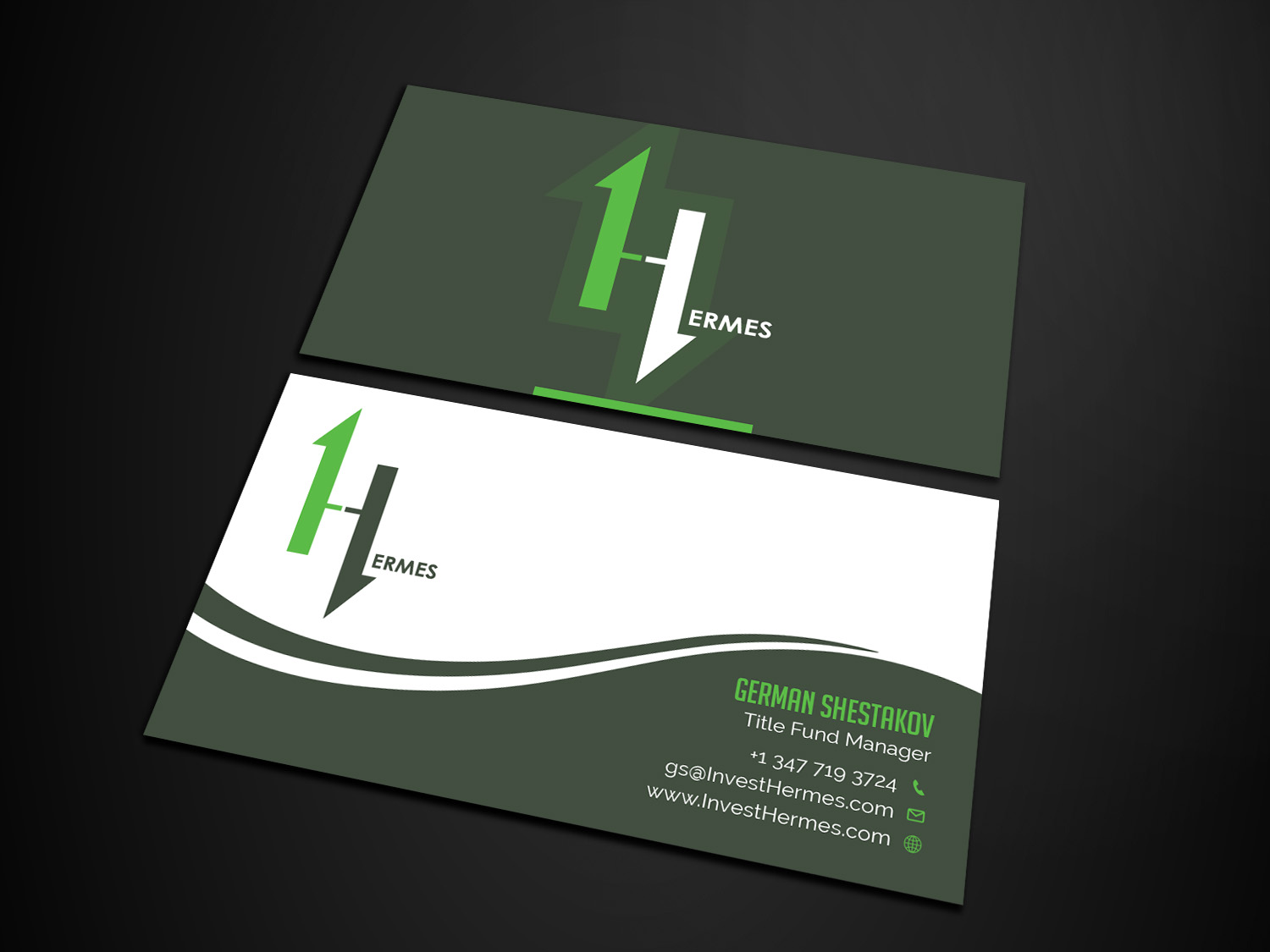 Business Card Design by Verified artistry (Design garden) for SK4 INVESTMENT GROUP | Design #22680979