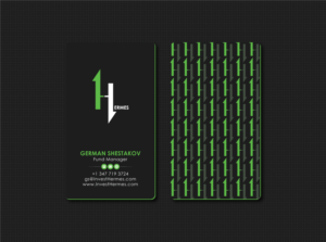 Business Card Design by Bold Pixels for SK4 INVESTMENT GROUP | Design: #22684122