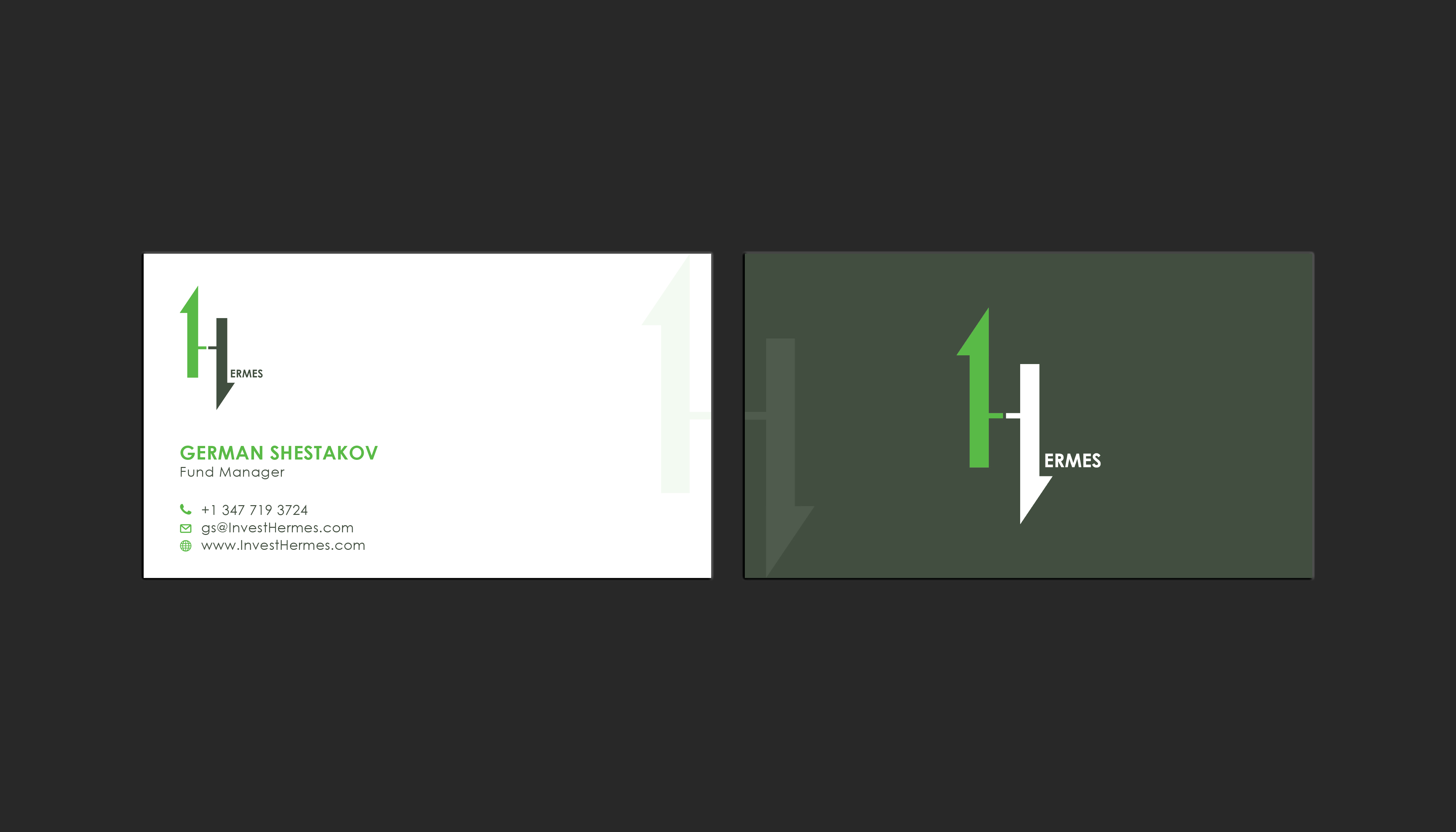 Business Card Design by Bold Pixels for SK4 INVESTMENT GROUP | Design #22684221