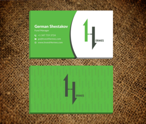 Business Card Design by Musa. A for SK4 INVESTMENT GROUP | Design: #22689321