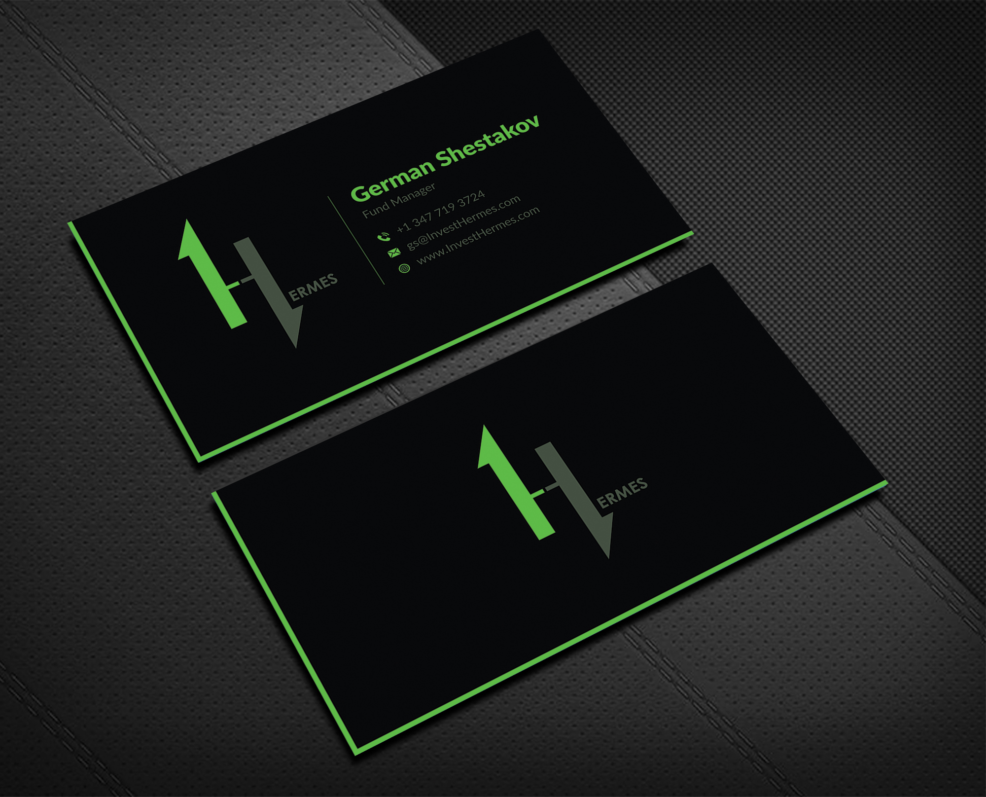 Business Card Design by Musa. A for SK4 INVESTMENT GROUP | Design #22689323