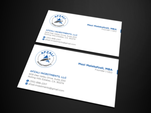 Business Card Design by Verified artistry (Design garden) for this project | Design #22693169