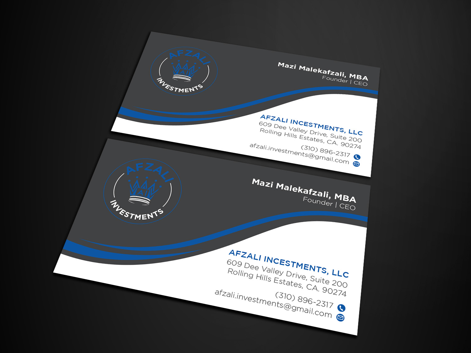Business Card Design by Verified artistry (Design garden) for this project | Design #22693174